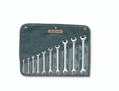 10 Piece Full Polish Open-End Metric Set