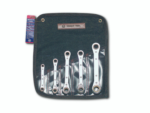 5 Pieces 12 point Straight Box Wrench Set