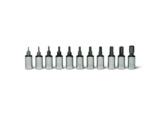 1/4" Drive Hex Bits - 11 Pieces