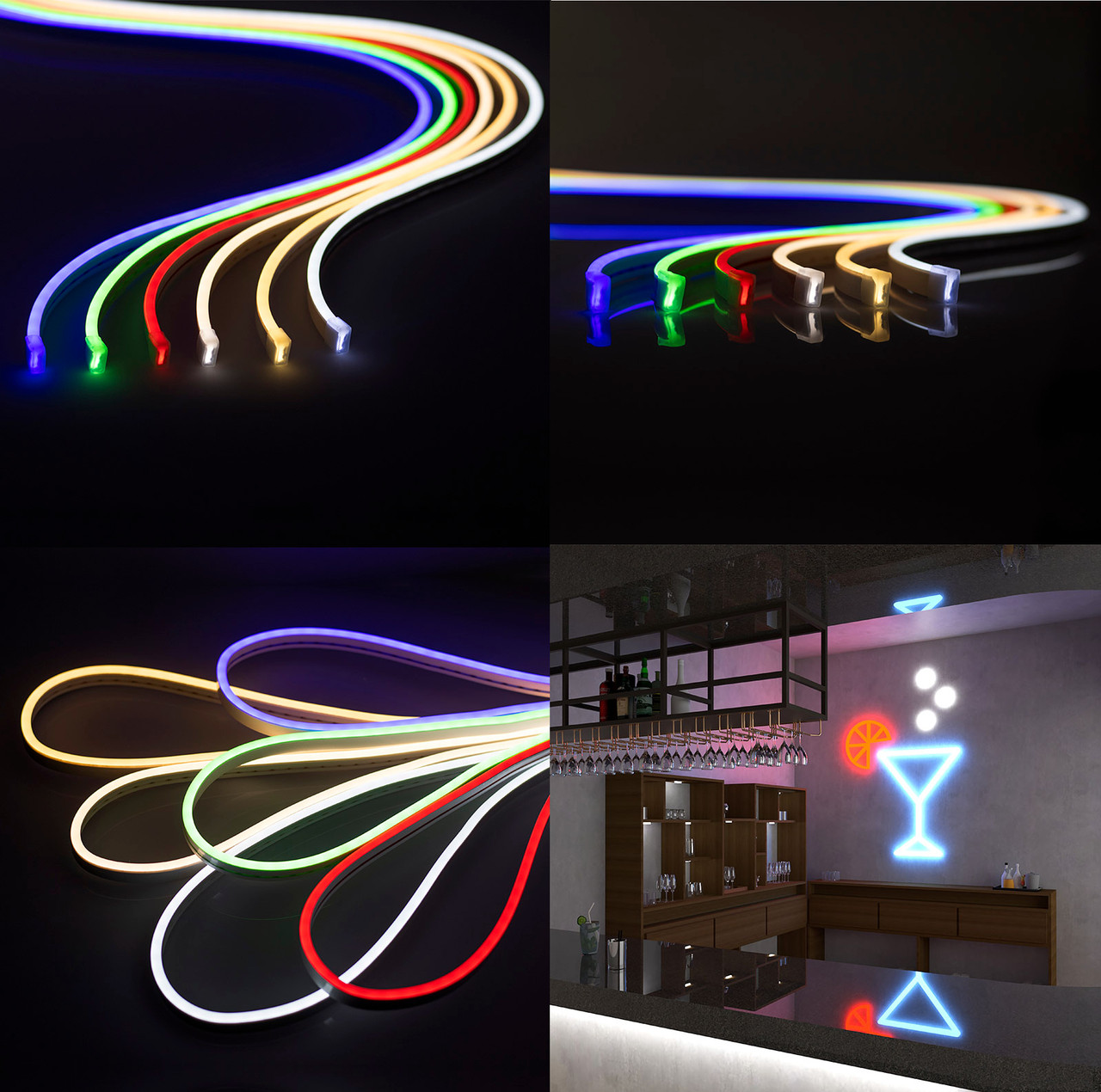 12V 5m Neon LED Light Strip Flex Rope Light Flexible Outdoor IP65 - Moderix