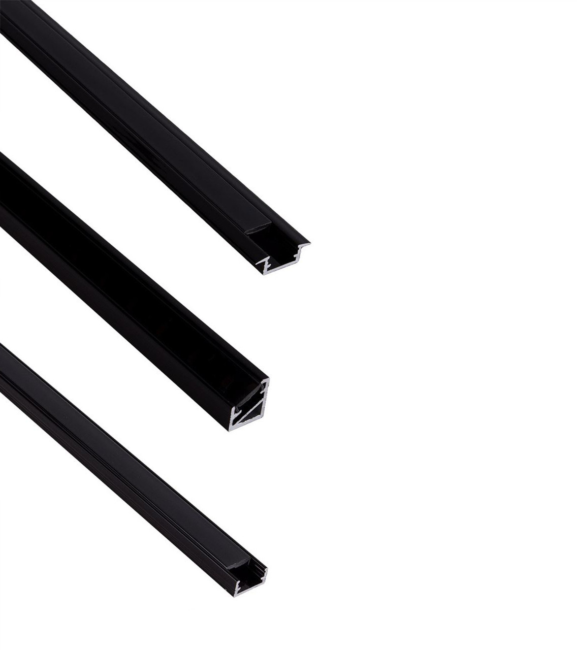 Aluminum Profile Led Strip, Led Black Aluminum Profile