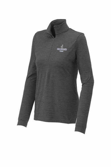 LST711-UB - Sport-Tek Ladies Exchange 1.5 Long Sleeve 1/2 Zip