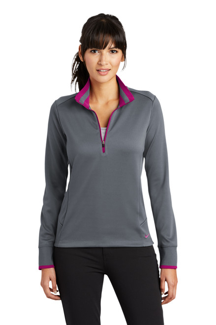 SALE - 578674 - Nike Ladies Dri-Fit 1/2 Zip Cover-UP