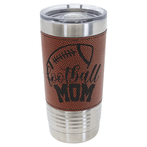 Polar Camel 20 oz. Football Tumbler with Slider Lid — supplier item before personalization