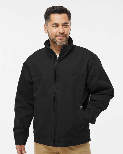DRI DUCK - Men's Maverick Boulder Cloth™ Jacket with Blanket Lining - 5028 Black
