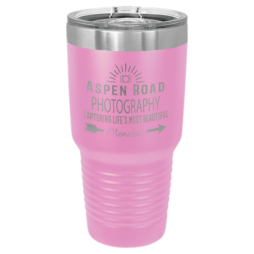 Polar Camel 30 oz. Light Purple Ringneck Tumbler with Slider Lid — supplier item before personalization