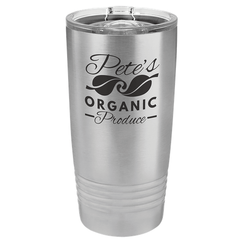 Polar Camel 20 oz. Stainless Steel Ringneck Tumbler with Slider Lid — supplier item before personalization