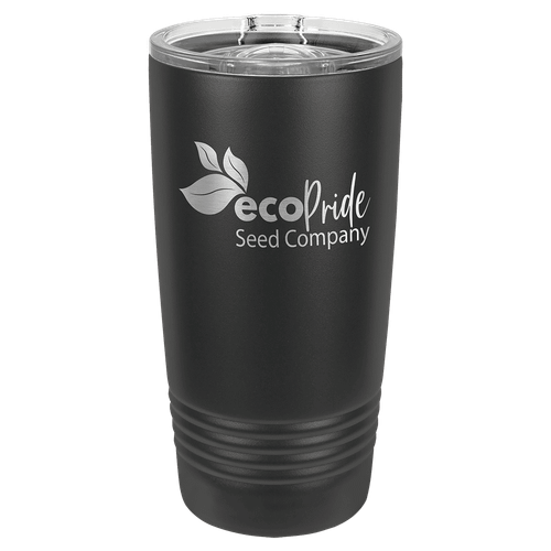 Polar Camel 20 oz. Full Black Ringneck Tumbler with Slider Lid — supplier item before personalization