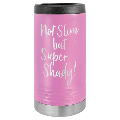 Polar Camel Light Purple Slim Beverage Holder — supplier item before personalization