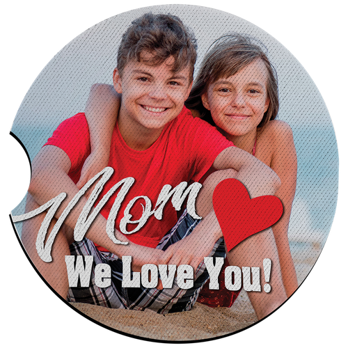 2 1/2" Sublimatable Neoprene Car Coaster — supplier item before personalization