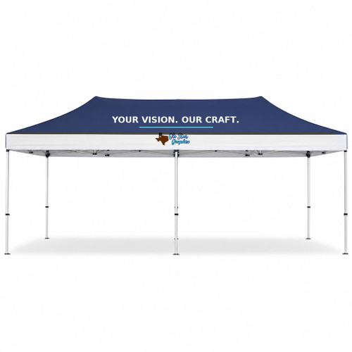 20ft Event Tent — Ole Star Graphix branded product mockup; illustrative rendering.