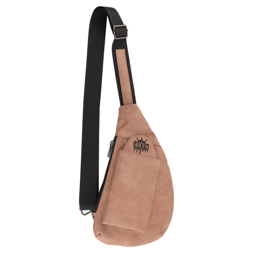 Crescent Bag - Laserable Leatherette, Creekside Collection, Blush — supplier item before personalization