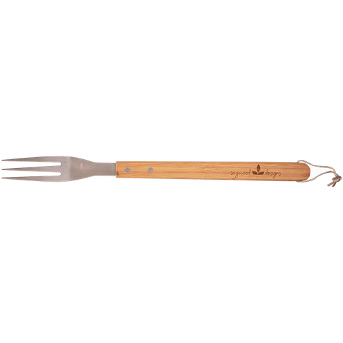 16 1/4" Bamboo Barbeque Fork — supplier item before personalization