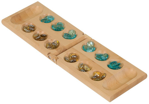 Wood Mancala Game Gift Set — supplier item before personalization