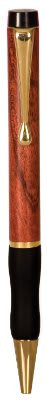 Wide Rosewood Pen with Gripper — supplier item before personalization