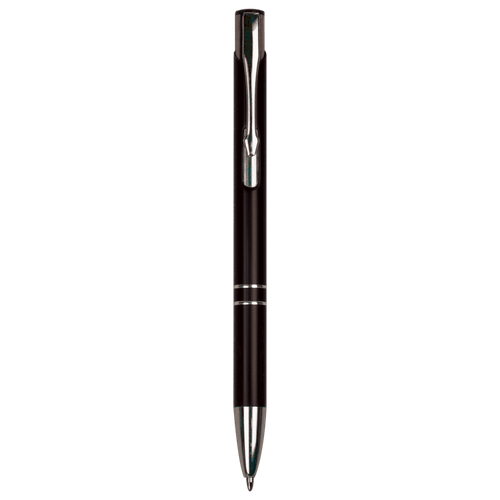 Black with Silver Trim Laserable Pen — supplier item before personalization