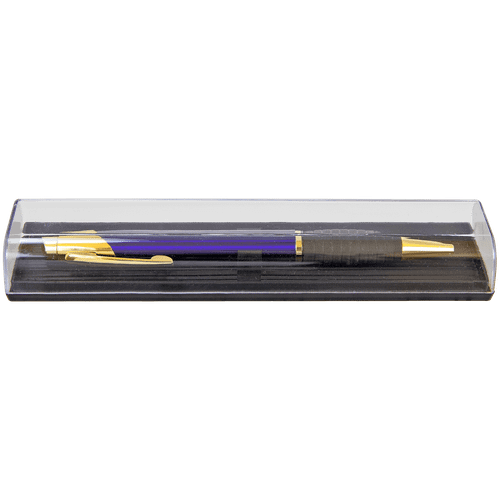 6 1/4" x 1 1/4" Narrow Plastic Case (Case only, pen not included) — supplier item before personalization