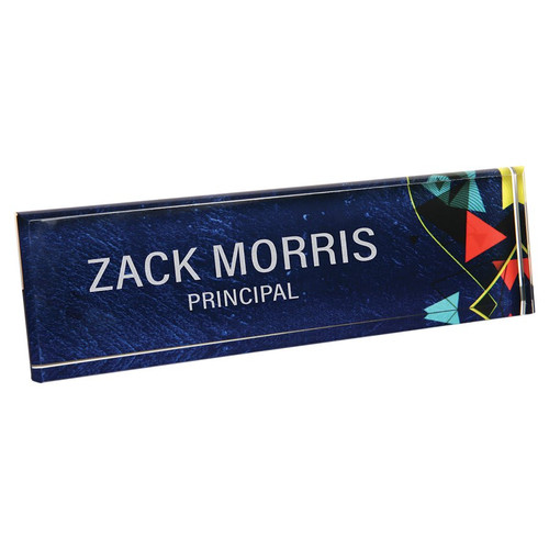 9 1/2" x 2 3/4" Artiste Acrylic Name Bar — supplier item before personalization