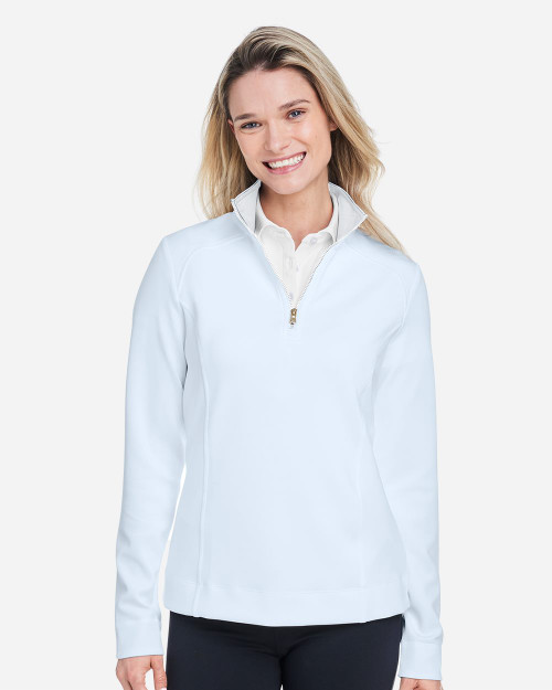 Supplier model photo: Fairway & Greene F12250. Blank garment; not a decorated or color-specific preview.