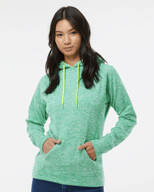 Supplier model photo: J. America 8616. Blank garment; not a decorated or color-specific preview.