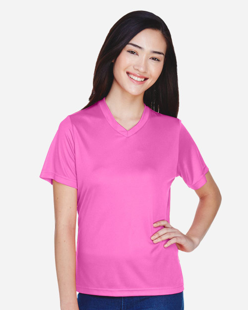 Supplier model photo: Team 365 TT11W. Blank garment; not a decorated or color-specific preview.