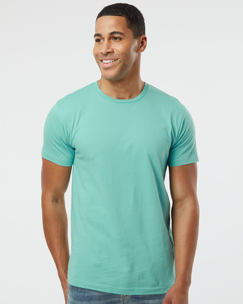 Supplier model photo: LAT 6901. Blank garment; not a decorated or color-specific preview.