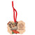 4" x 2.75" Benelux Matte Maple Unisub Sublimatable Ornament — supplier item before personalization