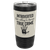 Polar Camel 20 oz. Black with White Leatherette Tumbler with Slider Lid — supplier item before personalization
