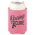 3 3/4" Pink Laserable Leatherette Beverage Holder — supplier item before personalization