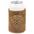3 3/4" Rustic/Gold Laserable Leatherette Beverage Holder — supplier item before personalization