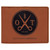 4 1/2" x 3 1/2" Rawhide Laserable Leatherette Bifold Wallet — supplier item before personalization