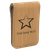 1 3/4" x 2 1/2" Bamboo Laserable Leatherette Money Clip — supplier item before personalization
