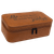 7 1/2" X 4 1/2" Rawhide Laserable Leatherette Jewelry Box — supplier item before personalization