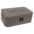 7 1/2" X 4 1/2" Gray Laserable Leatherette Jewelry Box — supplier item before personalization