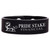 8 1/2" x 3/4" Black/Silver Laserable Leatherette Youth Cuff Bracelet — supplier item before personalization