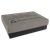 7 3/8" x 5 3/4" Gray Gift Box with Laserable Leatherette Lid — supplier item before personalization