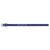Large 23" x 1" Blue/Silver Laserable Leatherette Dog Collar — supplier item before personalization
