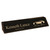 10 1/2" Black/Gold Laserable Leatherette Desk Wedge with Business Card Holder — supplier item before personalization