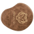 9" x 10 1/4" Rustic/Gold Laserable Leatherette Mouse Pad — supplier item before personalization