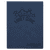 7" x 9" Blue/Black Laserable Leatherette Small Portfolio with Notepad — supplier item before personalization
