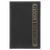5 1/4" x 8 1/4" Black/Gold Laserable Leatherette Sketch Book with Unlined Notepad — supplier item before personalization