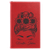 5 1/4" x 8 1/4" Red Laserable Leatherette Sketch Book with Unlined Notepad — supplier item before personalization