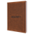 7" x 9 3/4" Rawhide Laserable Leatherette Sketch Book with Unlined Notepad — supplier item before personalization