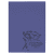 7" x 9 3/4" Purple Laserable Leatherette Sketch Book with Unlined Notepad — supplier item before personalization