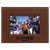 4" x 6" Football Laserable Leatherette Photo Frame — supplier item before personalization
