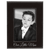4" x 6" Black/Silver Laserable Leatherette Photo Frame — supplier item before personalization