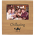 5" x 7" Bamboo  Leatherette Photo Frame with 4 1/2" x 9 Personalization Area — supplier item before personalization