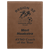 9" x 12" Dark Brown Laserable Leatherette Plaque — supplier item before personalization