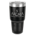 Polar Camel 30 oz. Black Ringneck Tumbler with Standard Lid — supplier item before personalization