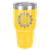 Polar Camel 30 oz. Yellow Ringneck Tumbler with Standard Lid — supplier item before personalization